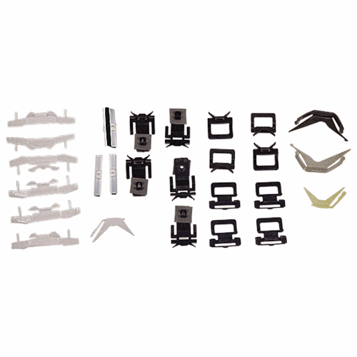 CRL PCK59889H 1989-1990 Toyota 4-Runner Windshield Clip Kit for Windshield FCW598 With 27 Clips (Hino Plant)