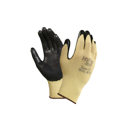 ANSELL 110856 11500 Black 8 Kevlar CutResistant Gloves ANSI 2 Cut Resistance Nitrile Palm