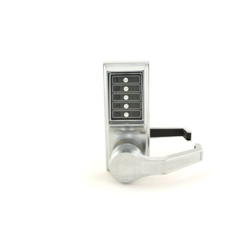 Simplex LR101126D Right Hand Mechanical Pushbutton Lever Lock Combination Only, 2-3/4" Backset Satin Chrome Finish