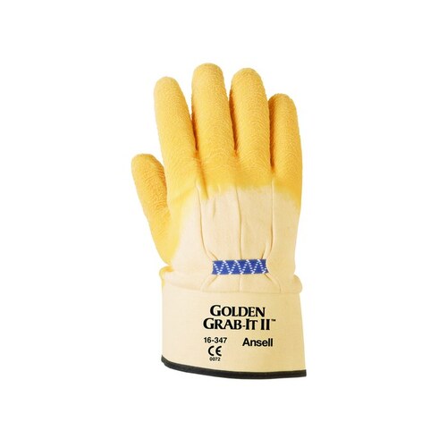 ANSELL 216584 16347 Tan 10 Jersey Cut & PunctureResistant Gloves