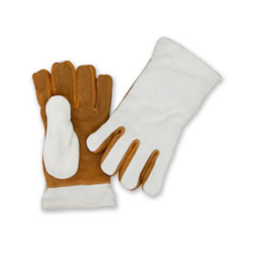 Tan Leather Heat-Resistant ove - 11" Length