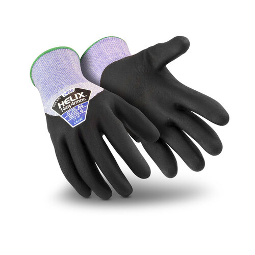 HexArmor 2088XL (10) 2088 Blue/Black 10 Fiberglass/HPPE Seamless