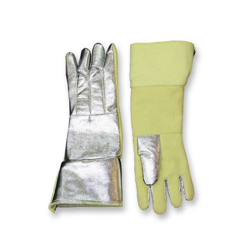 Aluminized Kevlar/Aramid Heat-Resistant Glove - 18" Length