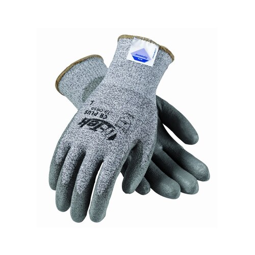 PIP 19D650/XL 19D650 Black/Gray XL Dyneema/Lycra/Nylon CutResistant