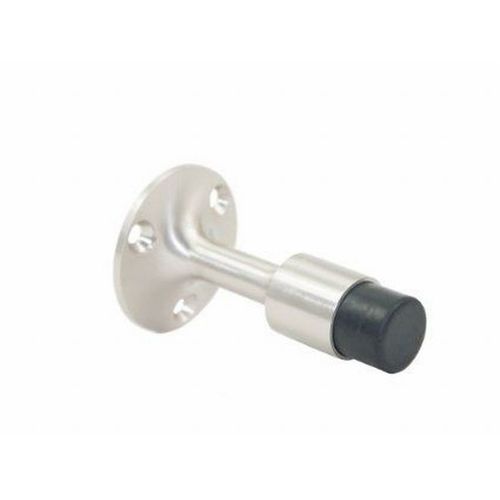 Solid Brass 3-11/16" 3-Hole Wall Stop Satin Nickel Finish