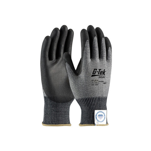 PIP 19D326/S 3GX 19D326 Black/Gray Small Dyneema/Lycra CutResistant