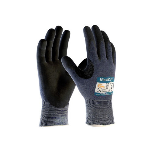 PIP 44-3745/M Ultra 44-3745 Black/Blue Medium Cut-Resistant Glove ...