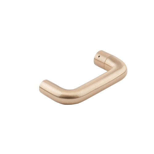 L Series 03 Design Interior Lever with Screw Pack, Mounting Plate, and Wrench Satin Bronze Finish