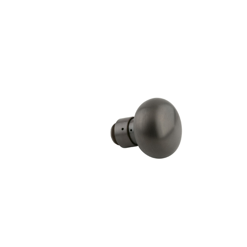 L Series 41 Design Interior Knob with Screw Pack, Mounting Plate, and Wrench Satin Stainless Steel Finish