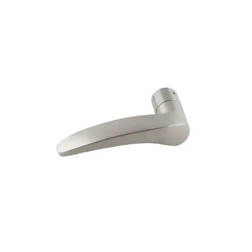 L Series 12 Design Interior Left Hand Lever with Screw Pack, Mounting Plate, and Wrench Satin Chrome Finish