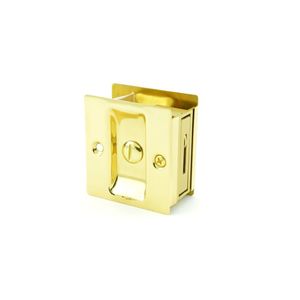 Trimco 1065605 1065 Pocket Door Pull, Bright Polished Brass
