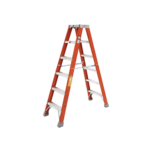 CRL 6206 6' Heavy-Duty Fiberglass Ladder