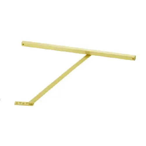 454S Surface Overhead Door Stop, Bright Polished Brass