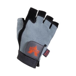 Valeo Anti-Vibration Gloves XL Right and Left Black 1/2 Finger Leather 