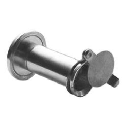 Rockwood 626DCRM UL Rated 190 Degree Door Viewer with Cover for 1-3/8" x 2-1/8" Doors Satin Chrome Finish