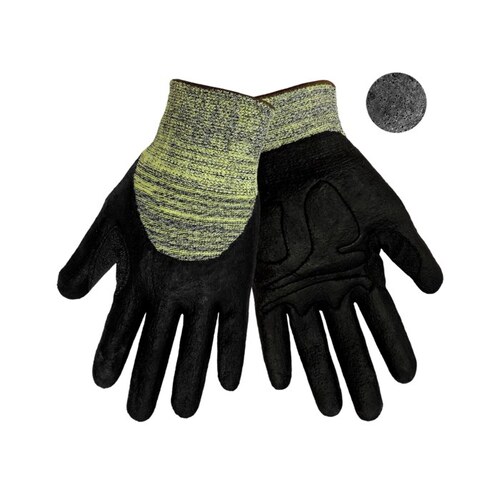 Global Glove CIA639/XL CIA639 Black/Yellow XL /Kevlar CutResistant