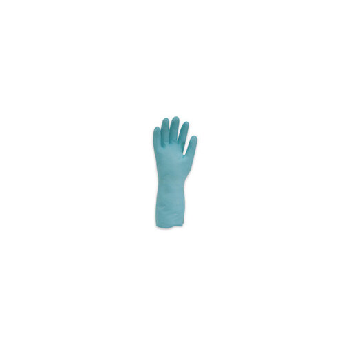 LA111EB Blue 10 Nitrile Unsupported Chemical-Resistant Gloves - 13" Length - 11 mil Thick