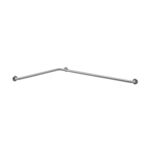 1-1/2" Diameter Two-Wall Tub/Shower Toilet Compartment Grab Bar, Satin Stainless Steel