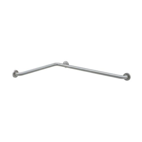 Bobrick B68616 1-1/2" Diameter Two Wall Shower / Tub Compartment Grab Bar Satin Stainless Steel Finish