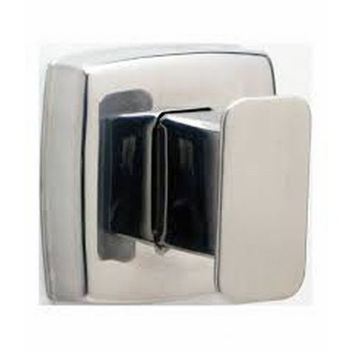 Single Robe Hook Bright Stainless Steel Finish