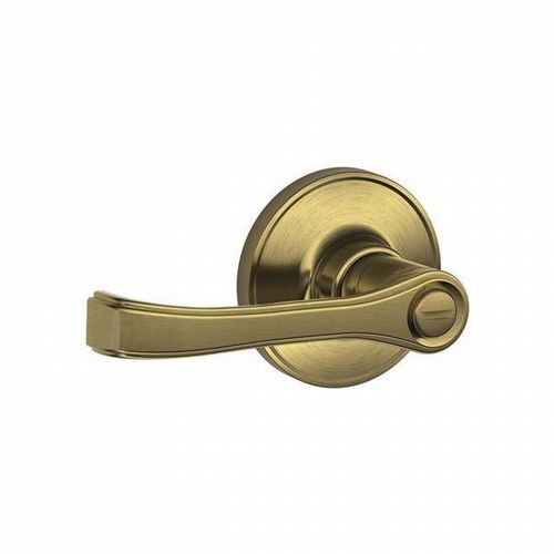 Privacy Lock Torino Antique Brass Finish with Adjustable Latch and Radius Strike