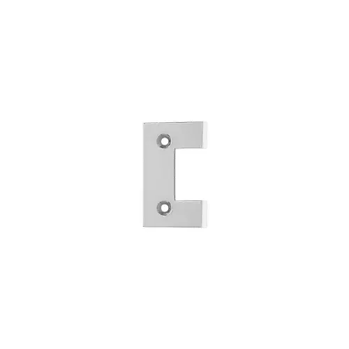 Satin Chrome Geneva Series Standard Cover Plate for the Door Side