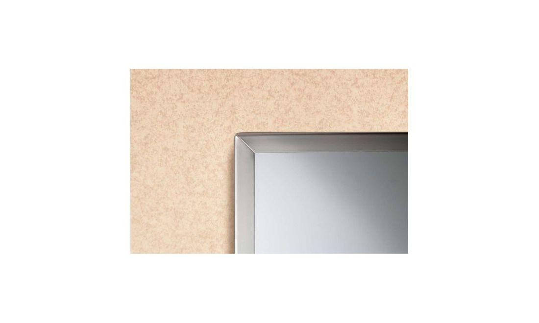 Bobrick B1651830 18 X 30 Channel Frame Mirror Satin Stainless Channel Frame Mirror Satin Stainless