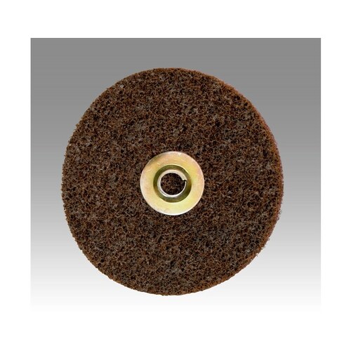 SC-DH Series No-Hole Surface Conditioning Disc, 8 in, Medium Grade, Aluminum Oxide, Maroon