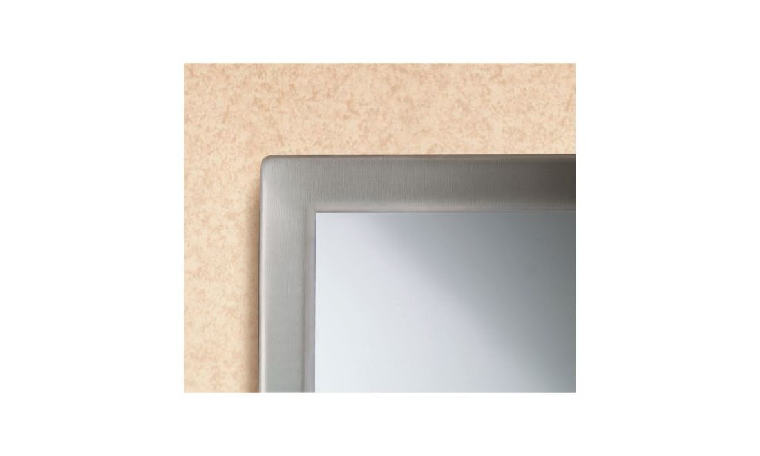 Bobrick B 18 X 36 Tempered Glass Welded Frame Mirror Na Finish