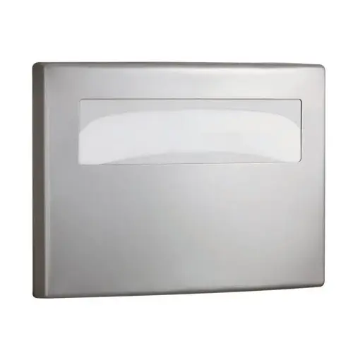 Bobrick B4221 Surface-Mounted Seat-Cover Dispenser Satin Stainless Steel