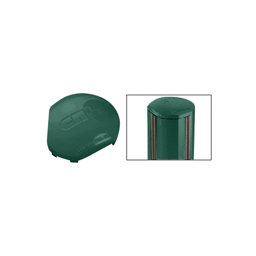 AWS Forest Green 135 Degree Round Post Cap