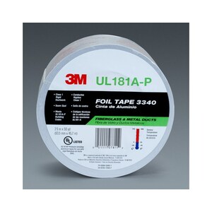 3M 3340 Aluminum Foil Tape - 2 1/2 x 50 yds