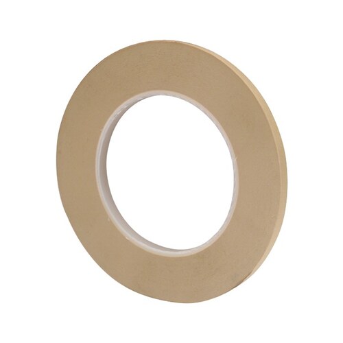 233 Series Automotive Refinish Masking Tape, 55 m x 3 mm, Tan