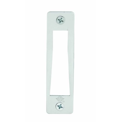 MS Deadlock Trim Strike, Flat, Round Corners, Standard MS Locks w/1-3/8" Bolt Throw, Aluminum