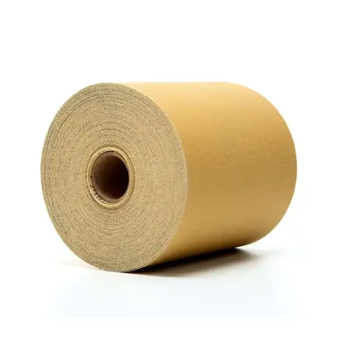 216U Series Abrasive Sheet Roll, 4-1/2 in W x 25 yd L, P150 Grit Gold