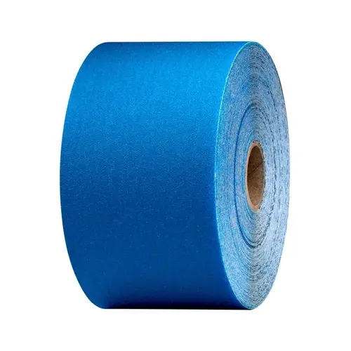 321U Series Abrasive Sheet Roll, 2-3/4 in W x 45 yd L, 400 Grit Blue