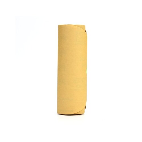 255L Series Abrasive Disc Roll, 6 in Dia, P500 Grit, PSA, Gold