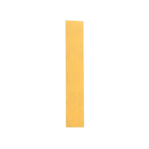 236U Series Coated Abrasive Sheet, 2-3/4 in W x 16 in L, P180 Grit, Medium Grade, Gold, Dry