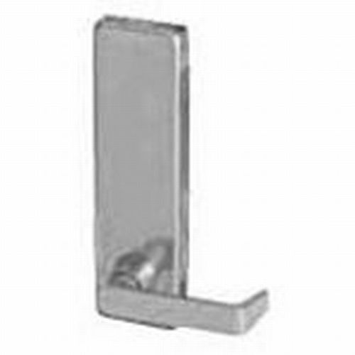 Dane Lever Exit Device Trim with Blank Escutcheon Aluminum Finish