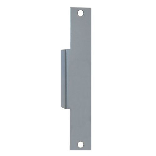 1-3/8" x 9" Blank Electric Strike Aluminum Frame Filler Plate Silver Coated Finish