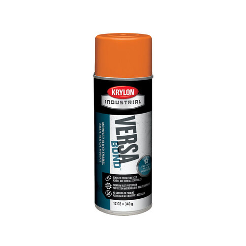 Safety Orange Alkyd Enamel Paint - 12 oz Can