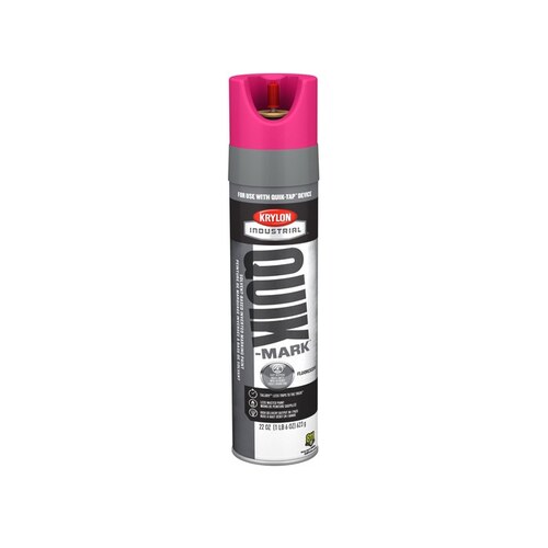 KRYLON QT0362200 Pink Marking Paint 22 oz Aerosol Can 25 oz Net Weight