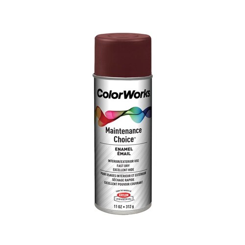 21215 Walnut Brown Alkyd Enamel Paint - 16 oz Aerosol Can - 11 oz Net Weight