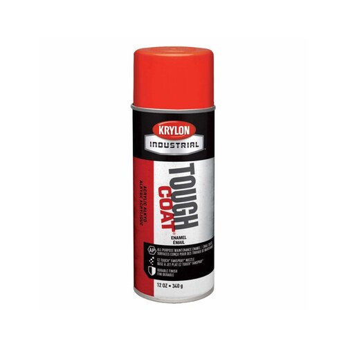 Krylon Industrial A01212007 12124 Implement Orange Gloss Acrylic Enamel Paint 16 oz Aerosol