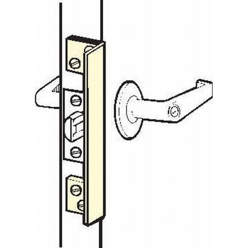 Don Jo ALP-210-DU 10" Angled Latch Protector for Outswing Doors Dark Bronze Finish