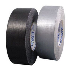 Polyken 227 48MM X 55M BLACK Black Duct Tape - 48 mm Width x 55 m Length -  11 mil Thick