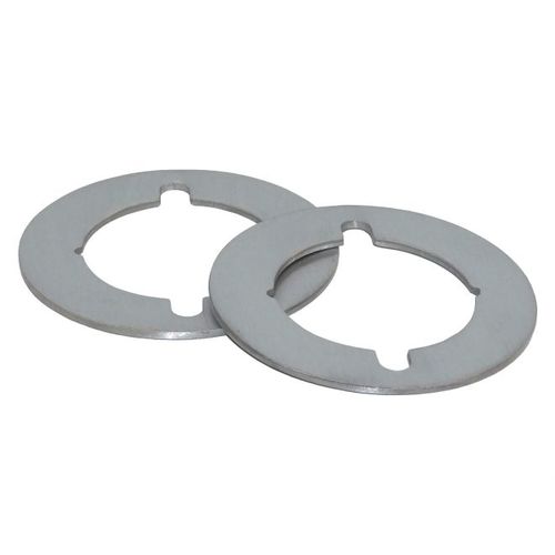 Adaptor Rings to Allow Cylindrical Levers on 1-3/8 in. Door, 3-1/2 in. Diameter, Stainless Steel, For Use with Best, Marks and Sargent, Package of 2 Each for One Door, Satin Stainless Steel