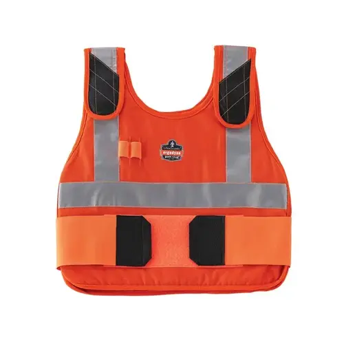 Ergodyne 6225 S/M 6225 S/m Orange Premium Fr Phase Change Cooling Vest - Vest Only