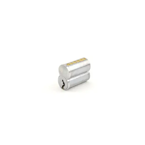 Combinated Core E Keyway with No Logo and Best Capping, C600339 Satin Chrome Finish