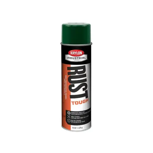 Krylon Industrial K00379007 03793 Dark Green Gloss Acrylic Enamel Paint - 20 oz Aerosol Can - 15 oz Net Weight